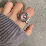 Fashion Creative Simple Mini Clock Ring