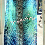 Quirky Printed V Neck Cover Up