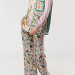 Dragon Season Unique Print Patchwork Pocketed Loose Shirt