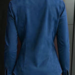 Stylish Suede Long-sleeved Button-down Casual Shirt
