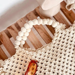 Fashion Woven Open Tassel Tote