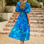Juliette Fontaine | Romantic Floral Midi Dress For Women