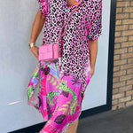 Eri™ | Casual Dress with Leopard Print