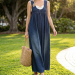 Karen | Long Denim Dress
