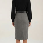 Ribbed knit sweater with bow detail