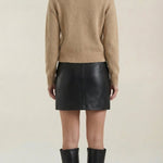 Kristy polo-style knit sweater