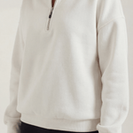 Lori Oversized Sweater with 1/4 Zip Neck