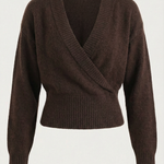 Lynda Wrap Knit Sweater