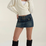 Lynda Wrap Knit Sweater
