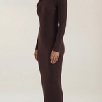'Sheila' Striped Bodycon Midi Dress