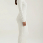 'Sheila' Striped Bodycon Midi Dress