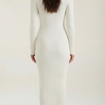 'Sheila' Striped Bodycon Midi Dress
